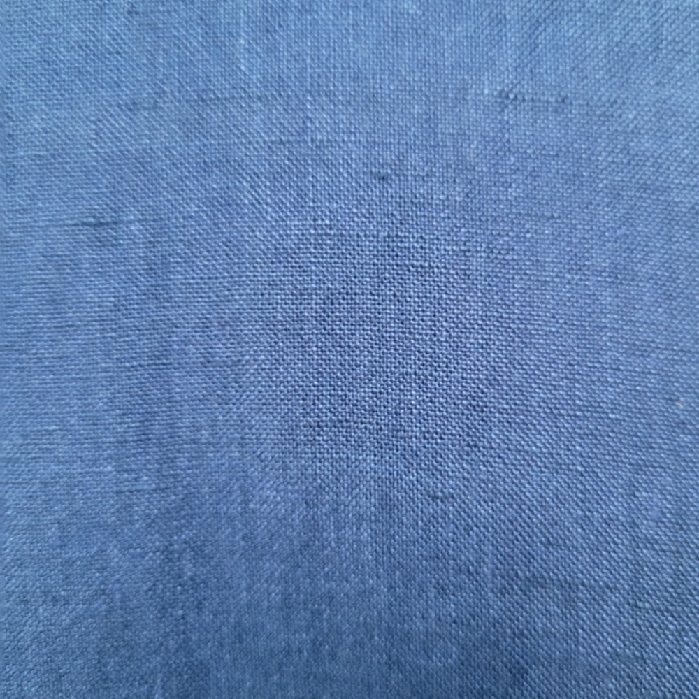 J.McLaughlin 100% Linen Sleeveless Shirt Dress Blue Pockets Size S - Picture 11 of 16